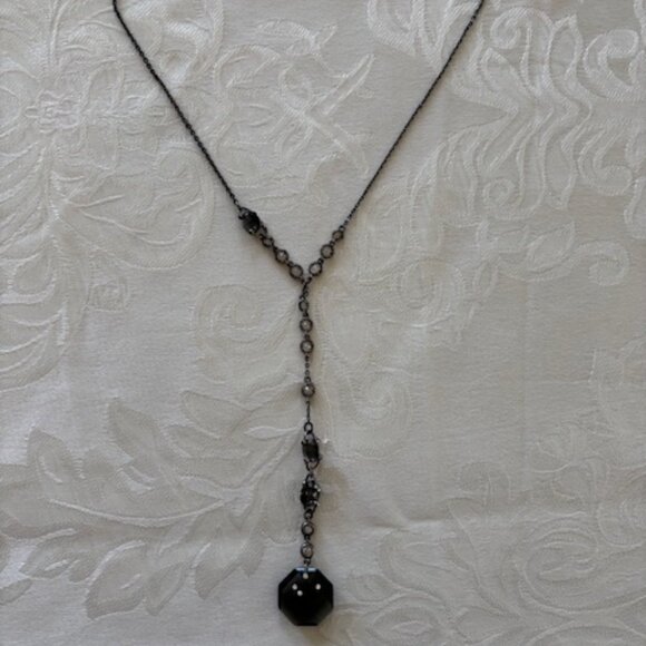 Laundry by Shelli Segal Smokey Glass Necklace - Picture 8 of 8